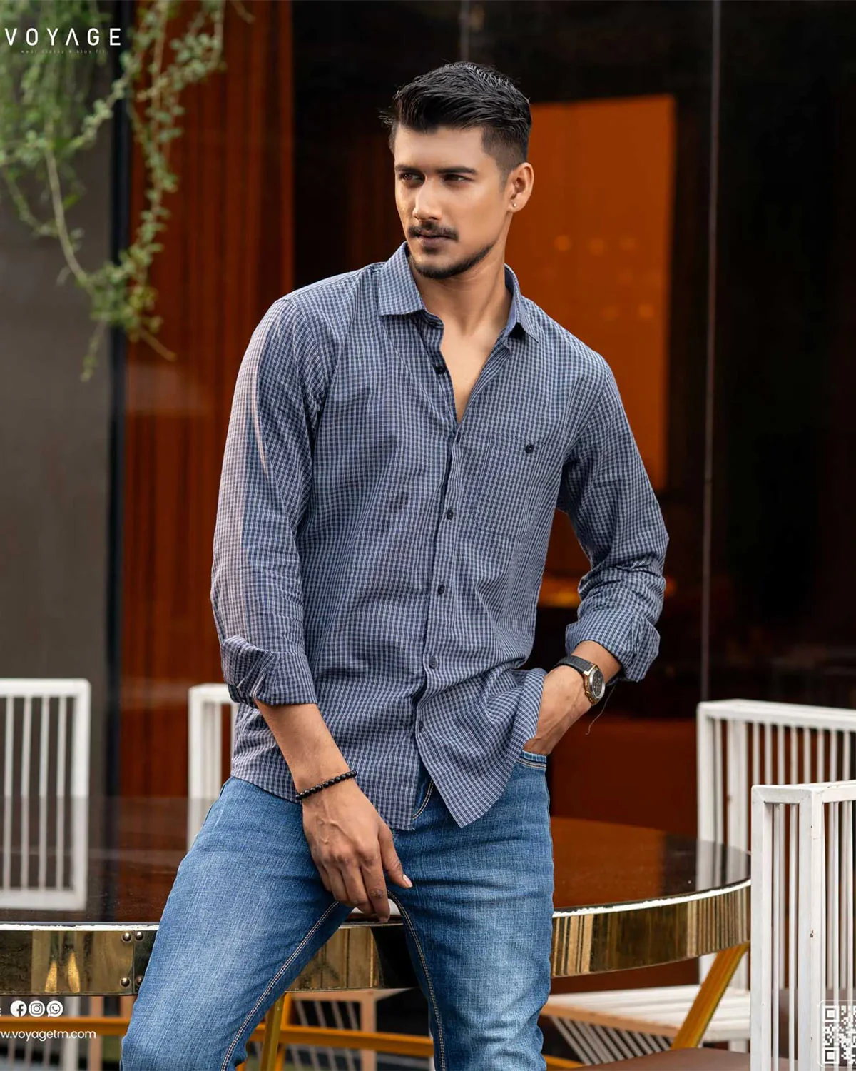 Checked Shirt -304