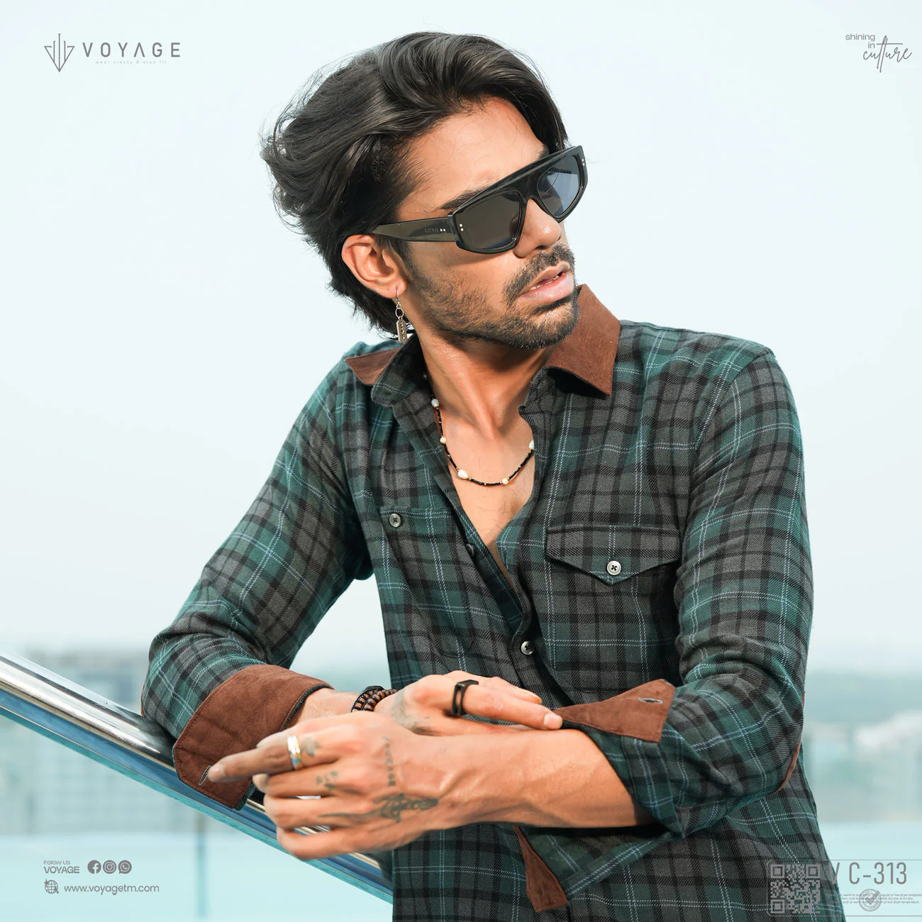 Checked Shirt -313 - Image 2