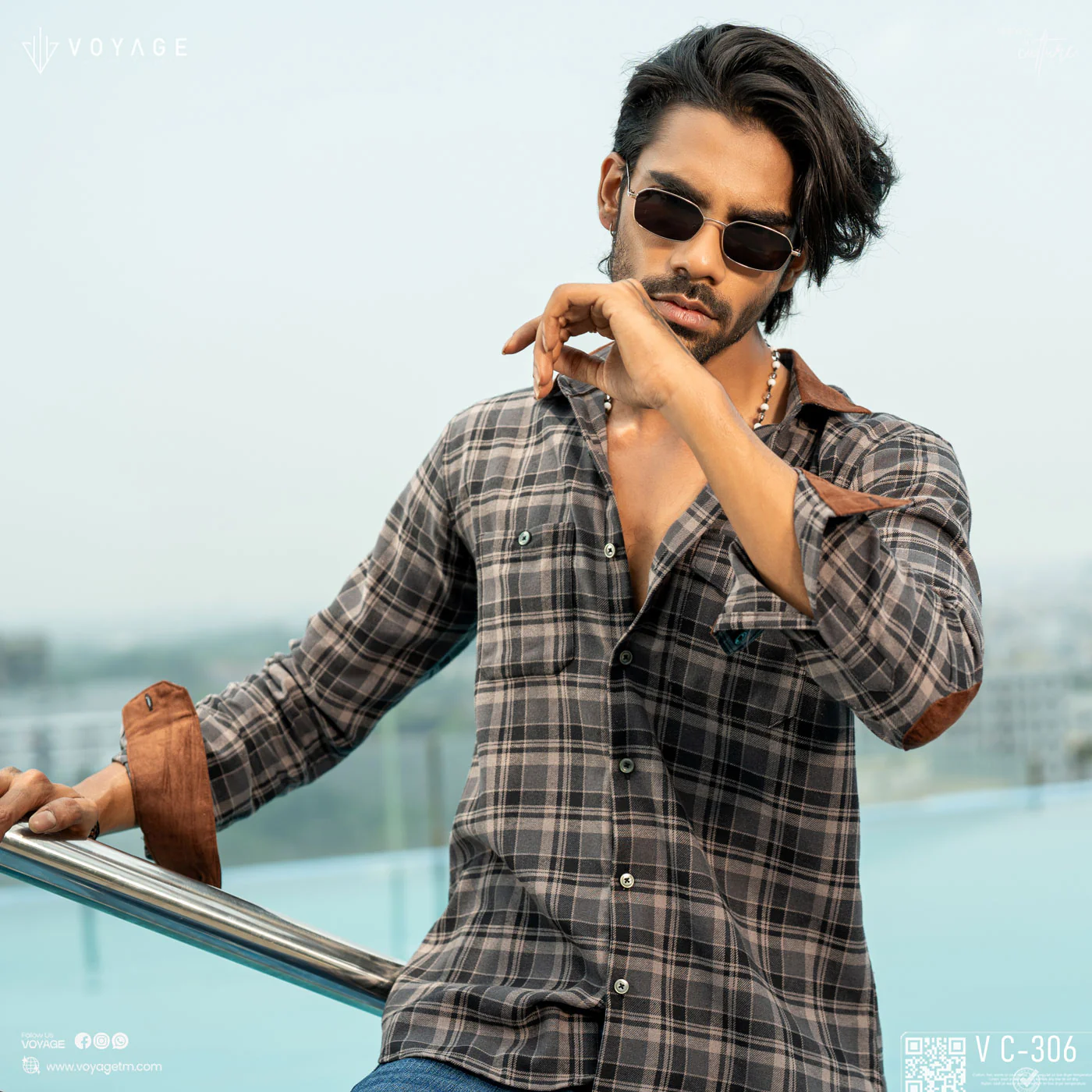 Checked Shirt -306 - Image 2