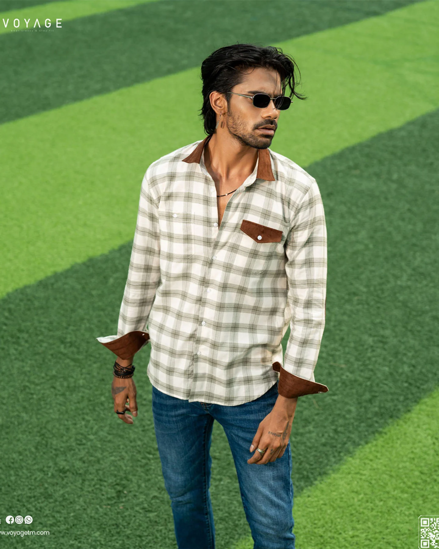 Checked Shirt -318 - Image 2