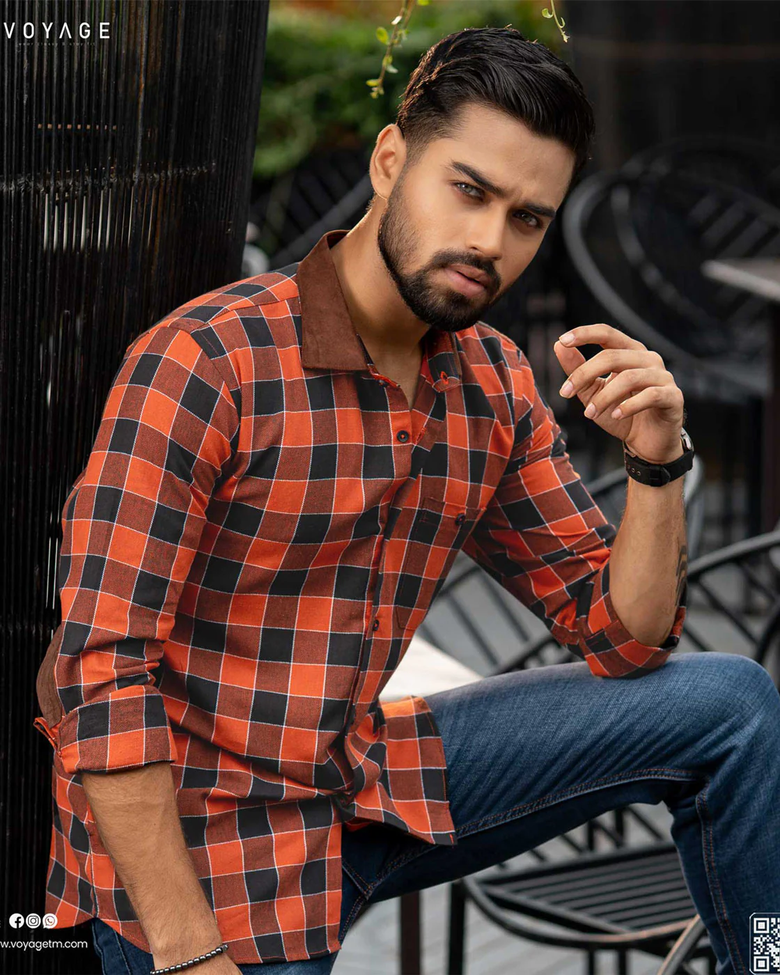 Checked Shirt -347 - Image 2