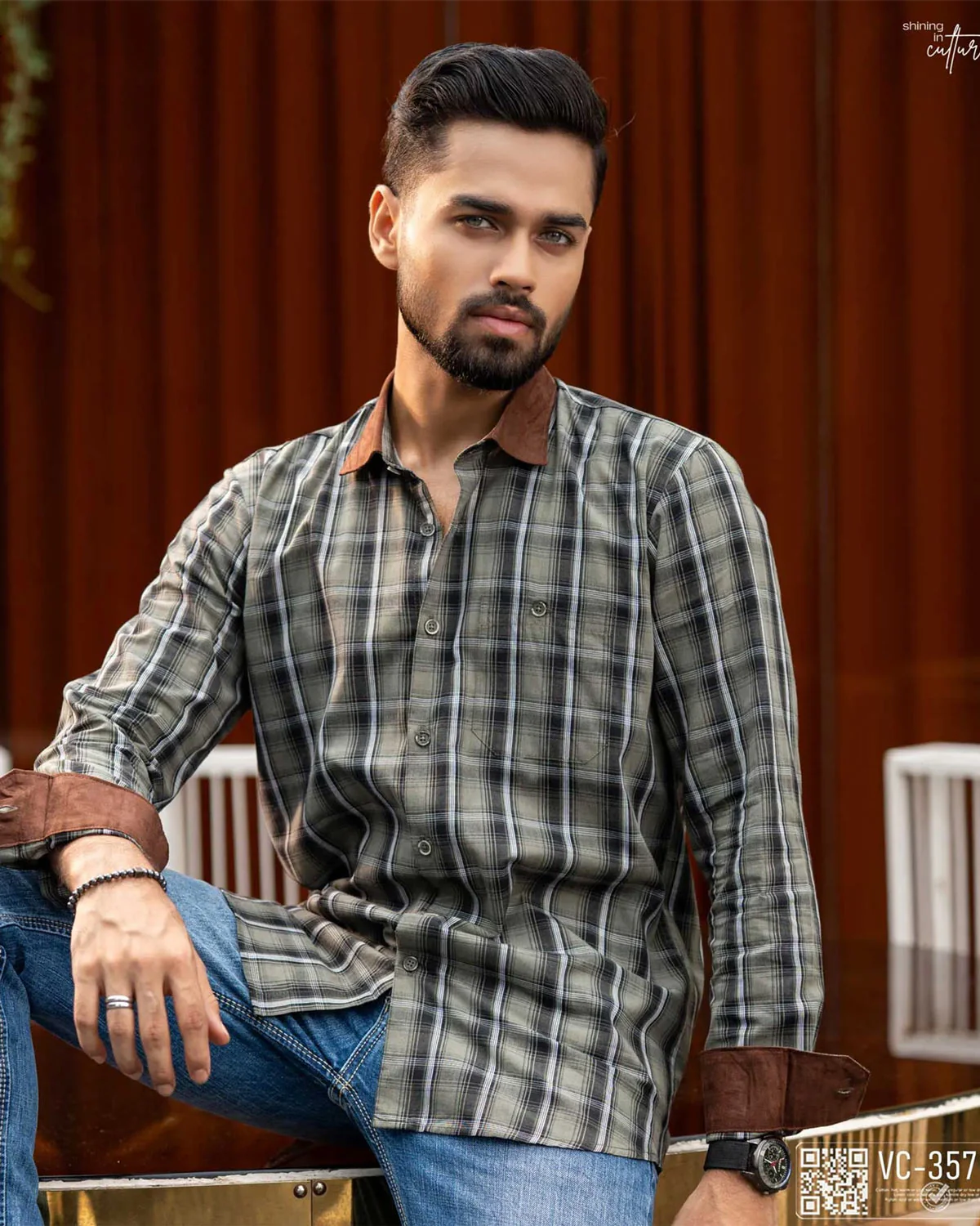 Checked Shirt -357