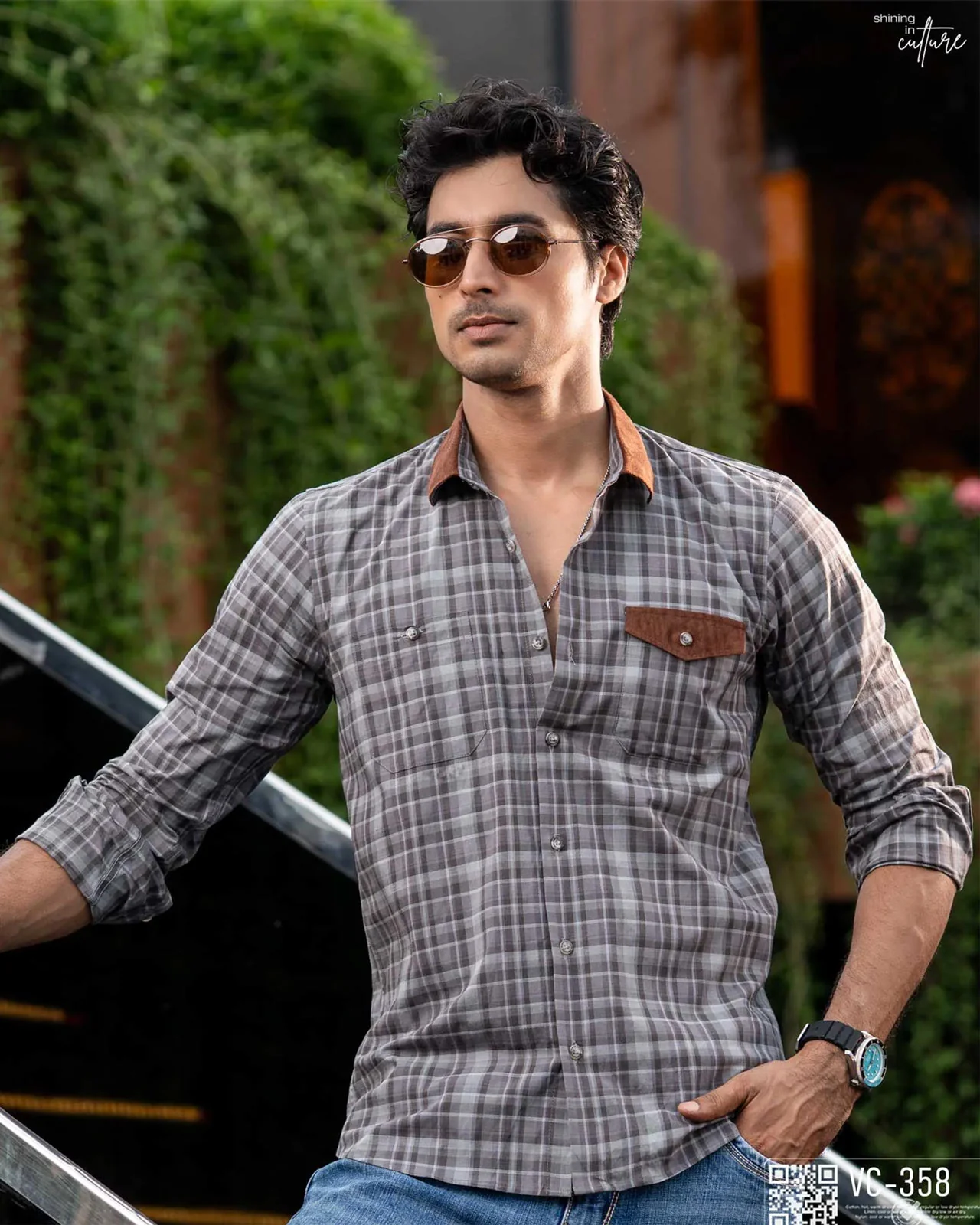 Checked Shirt -358 - Image 2