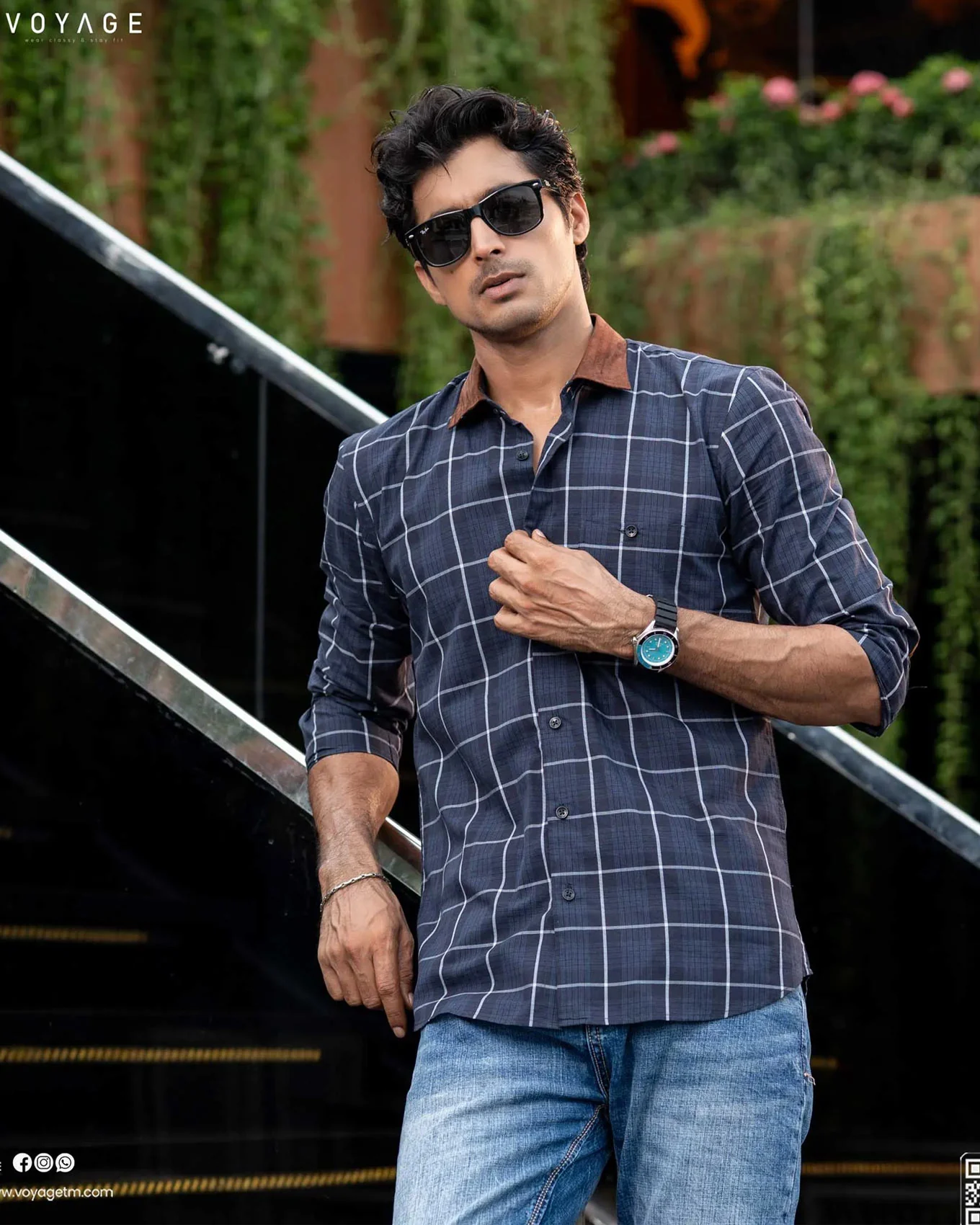 Checked Shirt -362 - Image 2