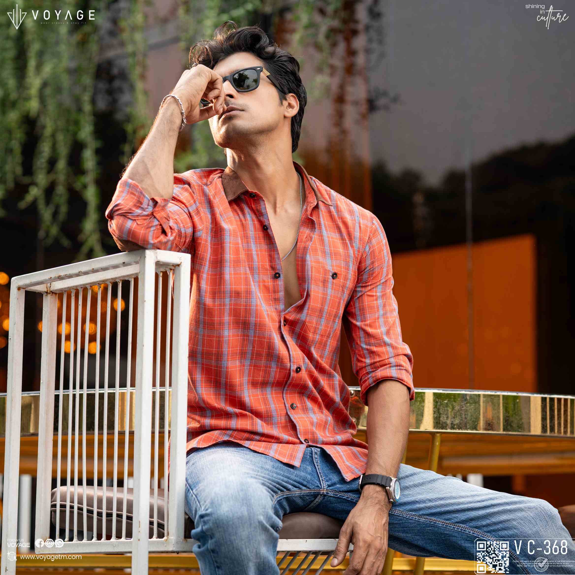 Checked Shirt -368 - Image 2