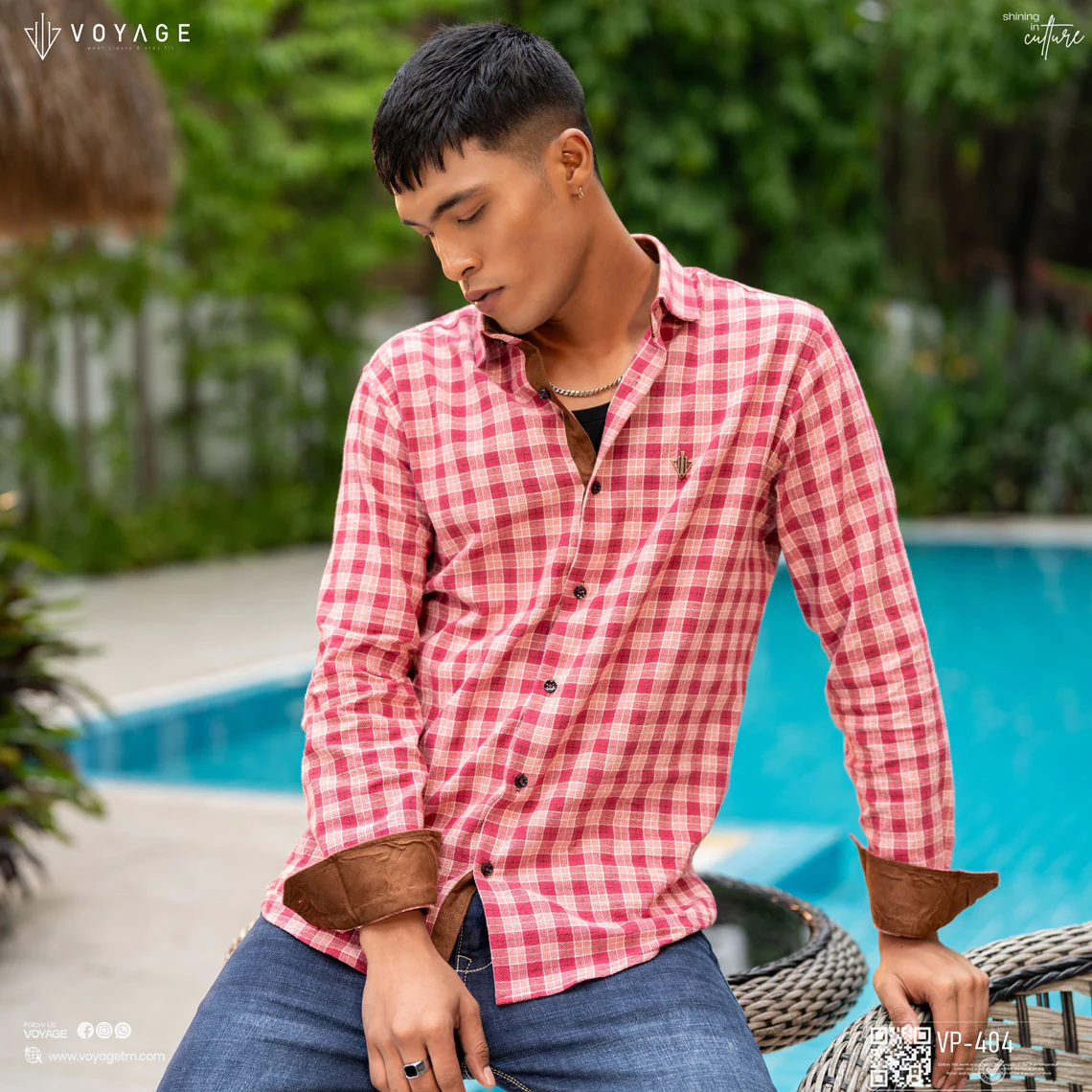 Checked Shirt-404 - Image 2