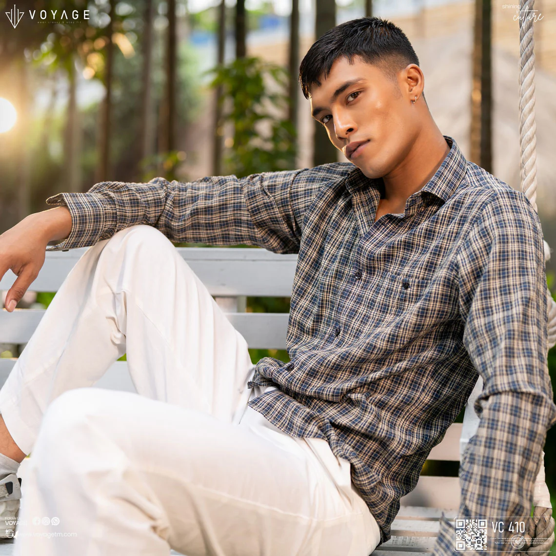 Checked Shirt-410 - Image 2