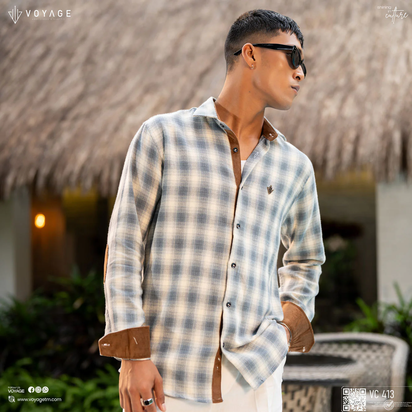 Checked Shirt-413 - Image 2