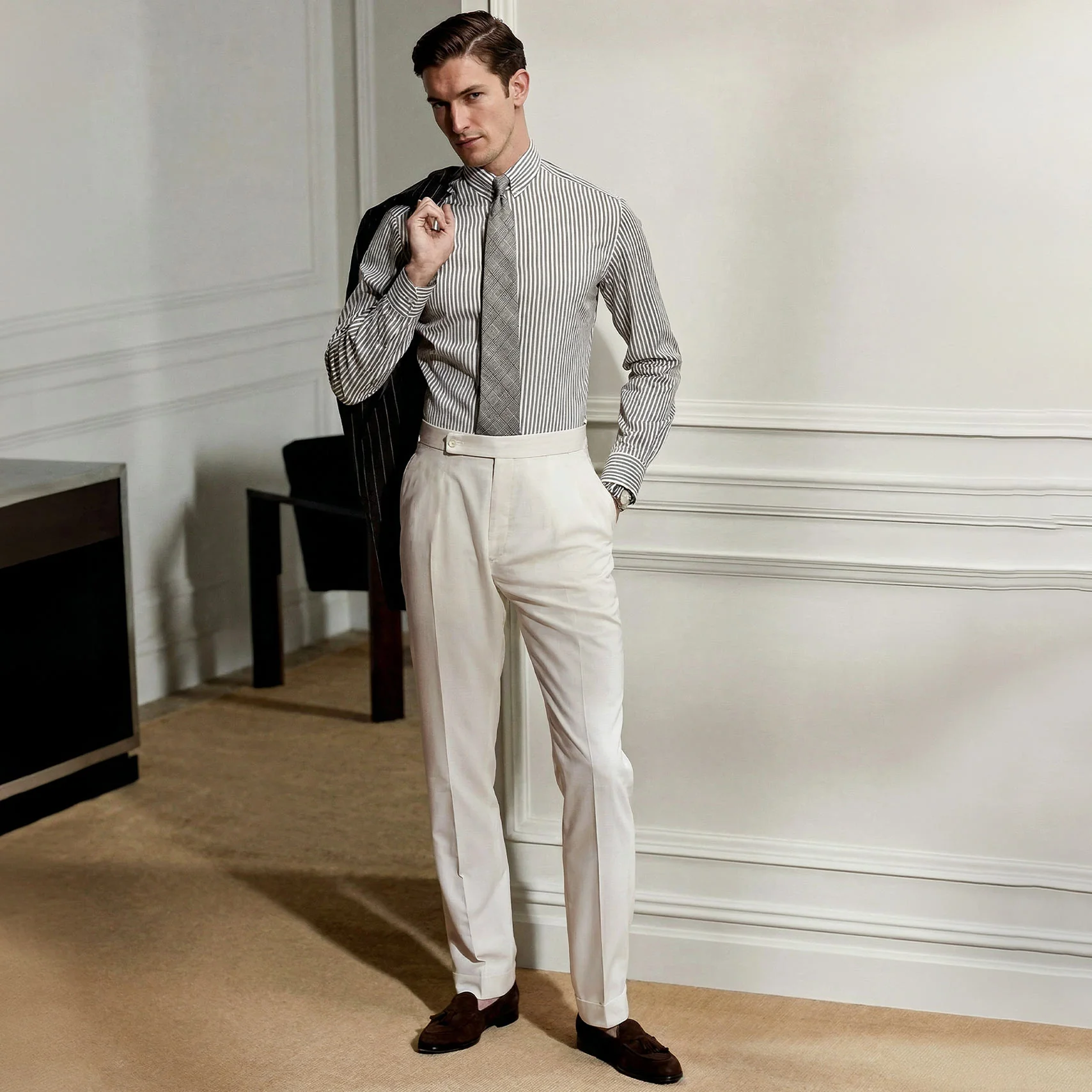 Formal Pant - Off White - Image 3
