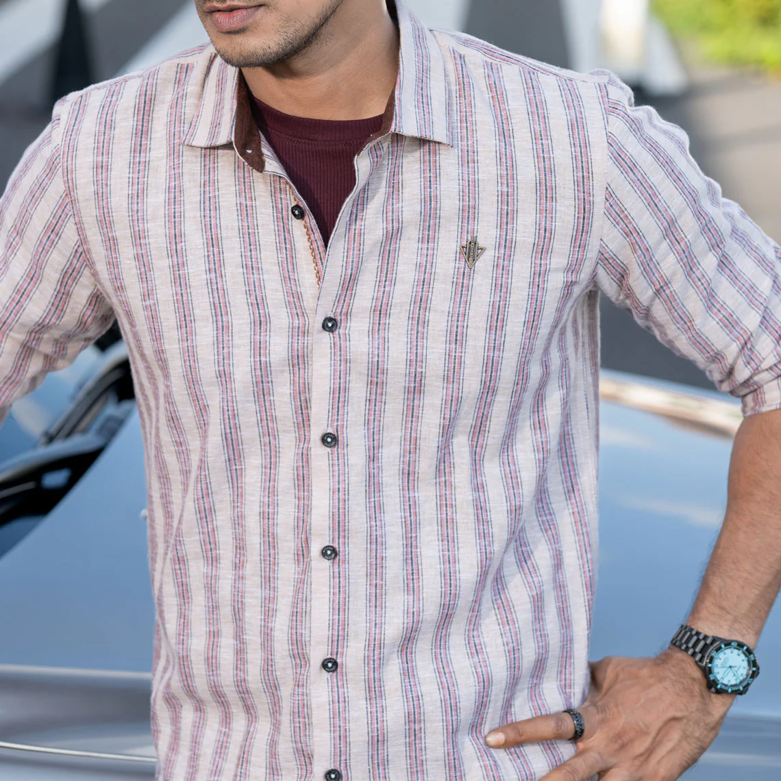 Stripe Shirt -394 - Image 3