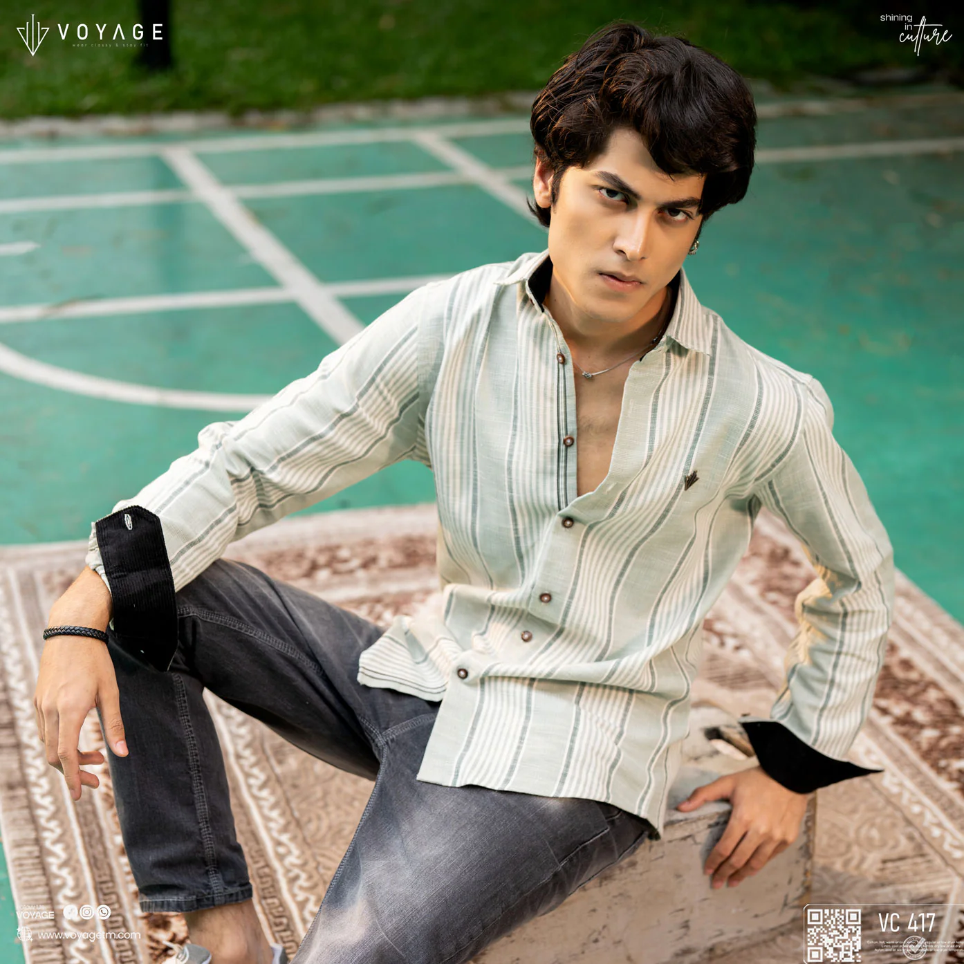 Stripe Shirt -417