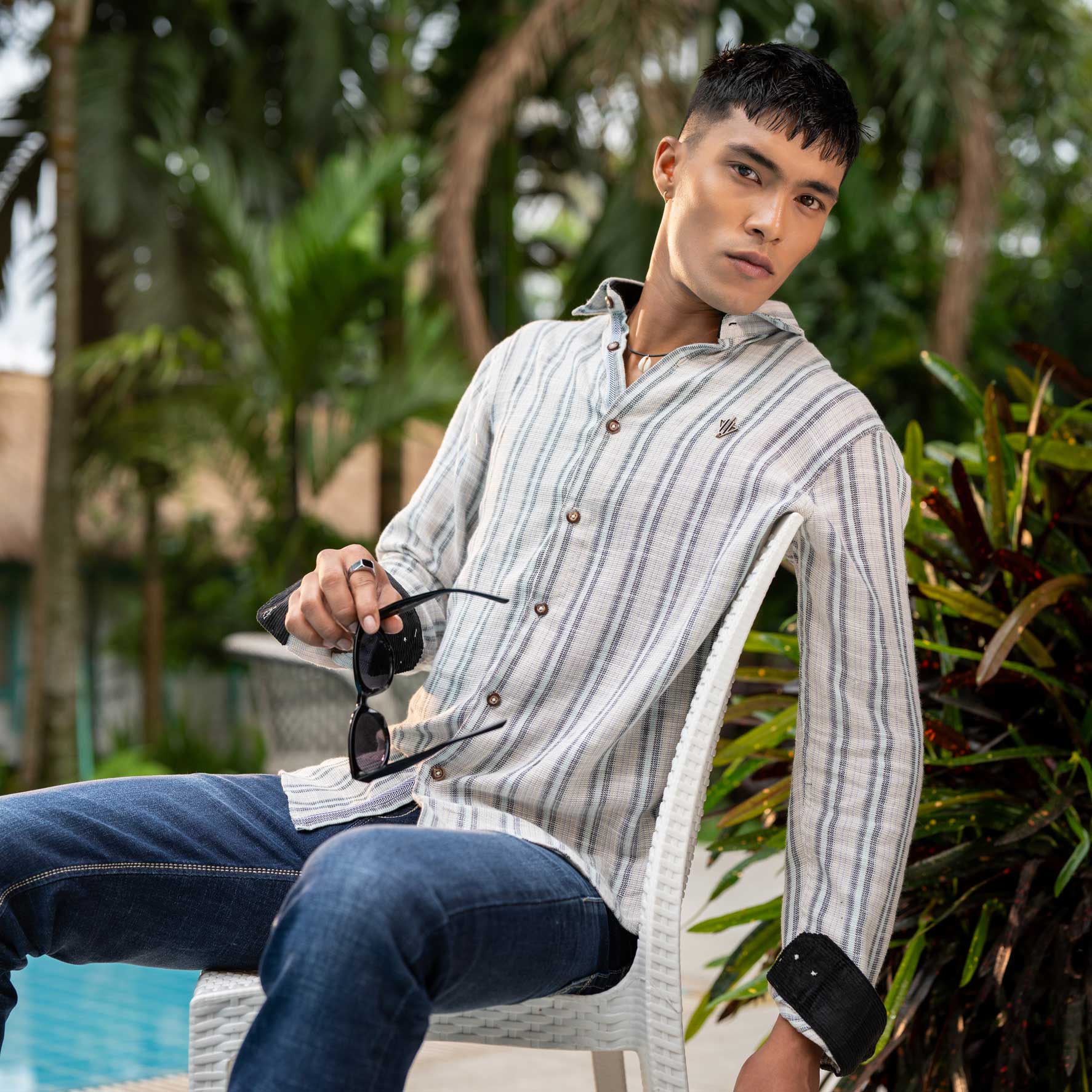 Stripe Shirt -423 - Image 2