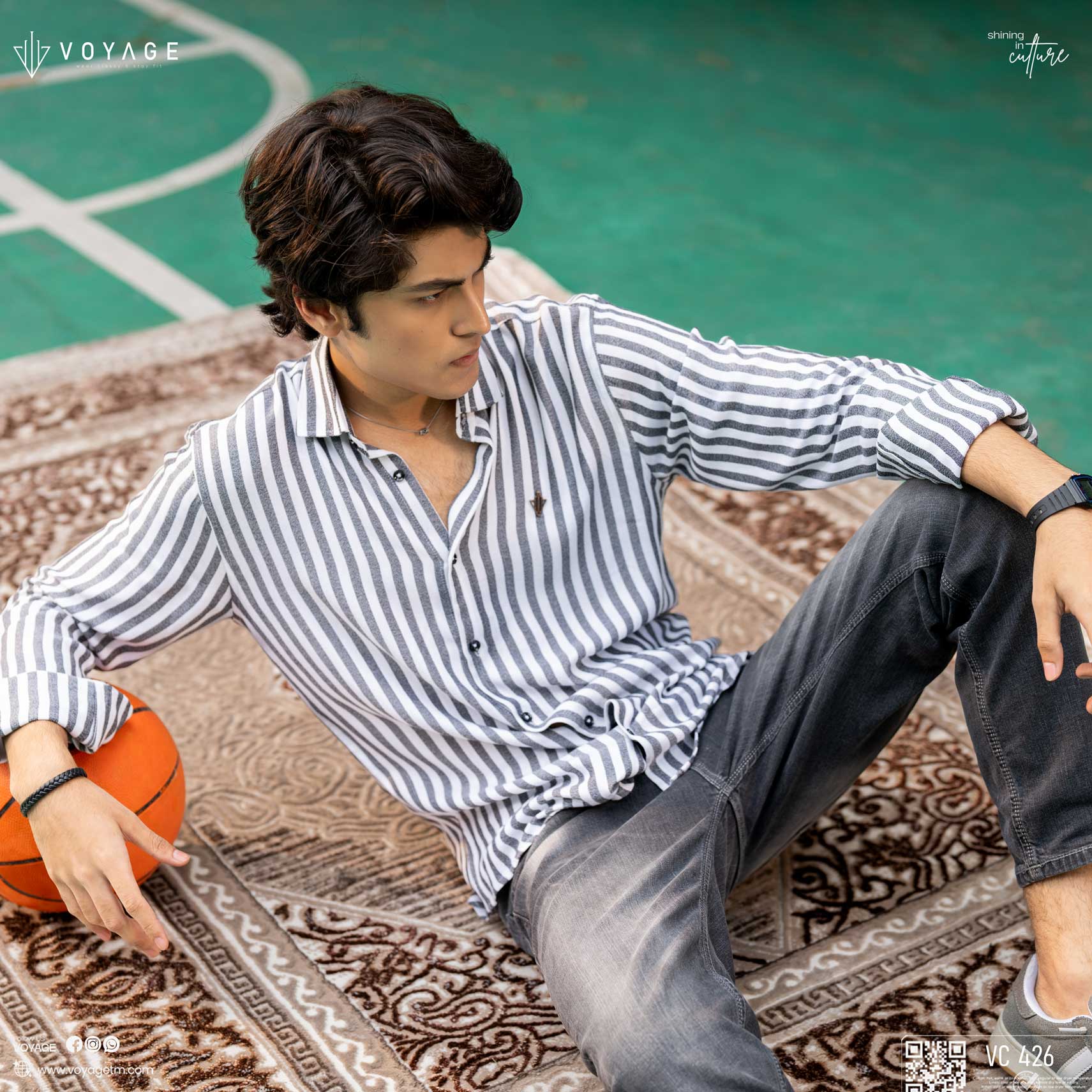 Stripe Shirt-426 - Image 2